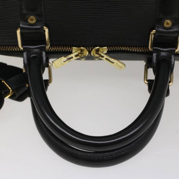 LOUIS VUITTON Epi Keepall 50 Boston Bag Black M42962 LV Auth 51559 - Picture 7 of 16